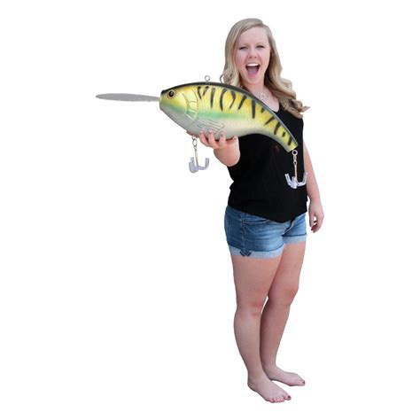 Giant Fishing Lure Display 25 Great T For Fishing Enthusiast Hand
