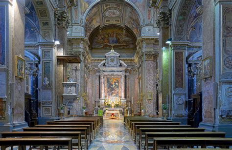 San Rocco Allaugusteo Rome The Church Has A Single Nave A Domed