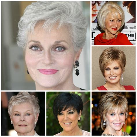 Short Haircuts For Older Female