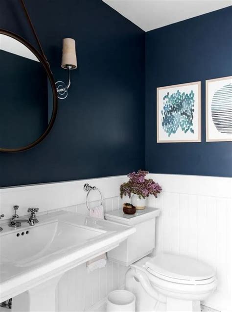 20 Modern Blue And White Bathroom