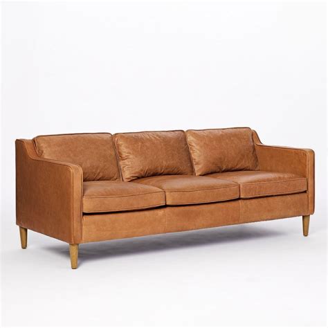 You may even find some steals at discount home decor sites. Hamilton Leather Sofa (206 cm) | west elm UK