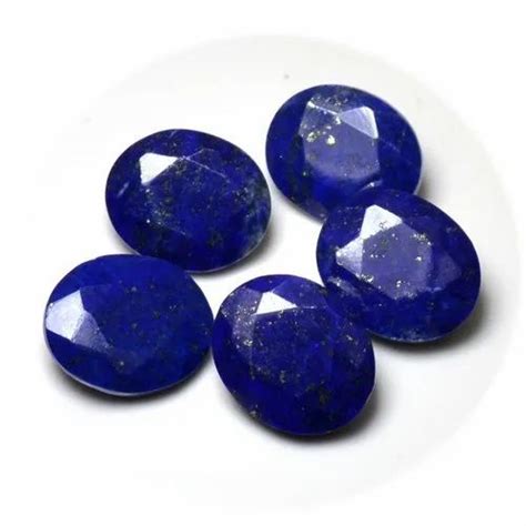 Gemstone Oval Natural Blue Lapis Lazuli Stone For Jewelry Size