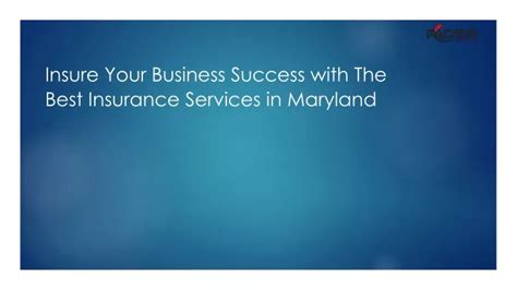 Ppt Best Insurance Services In Maryland Powerpoint Presentation Free