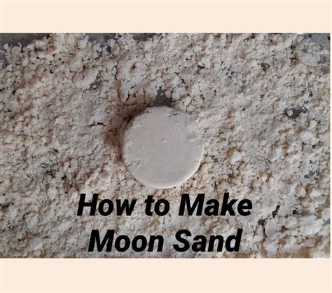 How To Make Moon Sand Moon Sand Super Easy Recipes Baby Oil