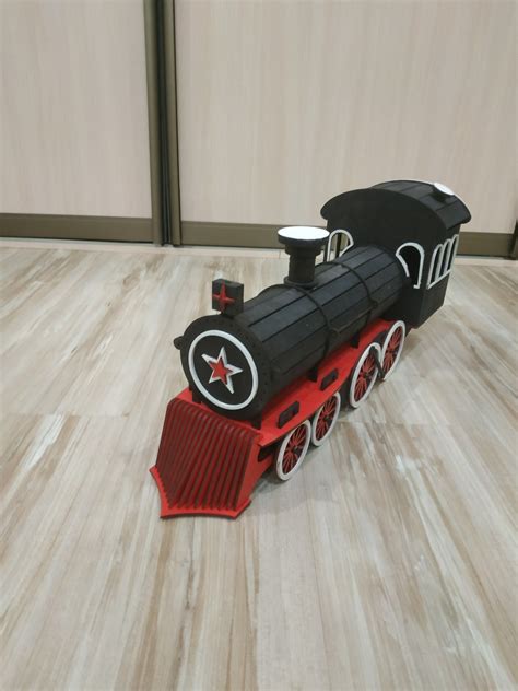 Laser Cut Wooden Train Locomotive Steam Engine 3mm Svg