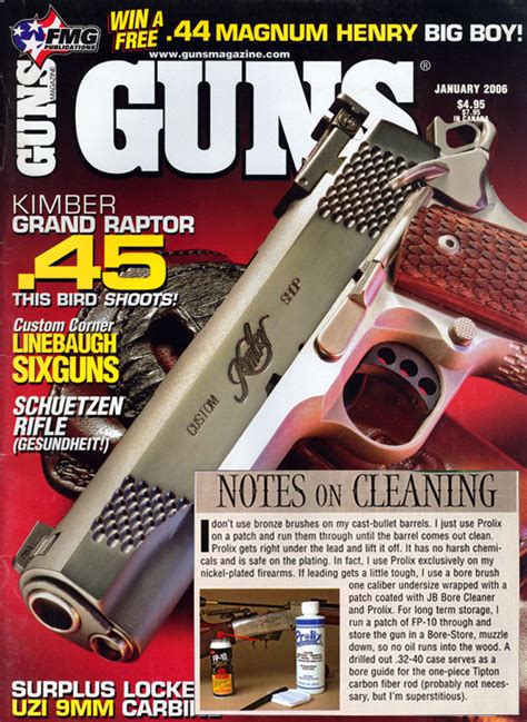 Guns Magazine Subscription Renewal T