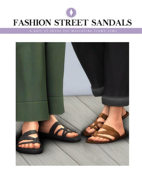 Sims 4 Fashion Street Sandals Best Sims Mods