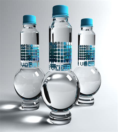 Package And Brand Identity Water Packaging Glass Packaging Cool