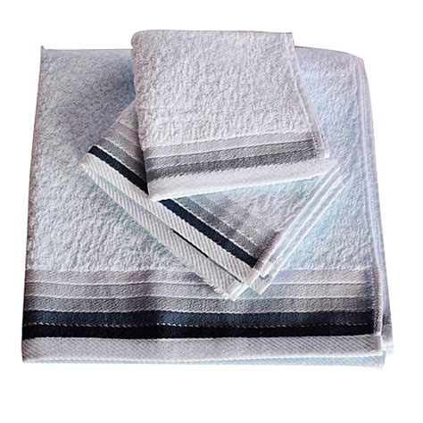 Shop for navy blue bath towel online at target. Buy Generic Striped Bath Towel Set - Light Blue, Navy Blue ...