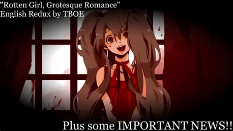 『tboe』rotten Girl Grotesque Romance Miku Hatsune English Redux Youtube
