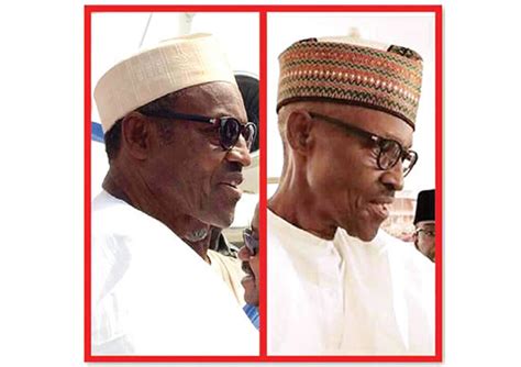 Nigerians Share Before And After Photos Of Buhari Lament Frail Looks