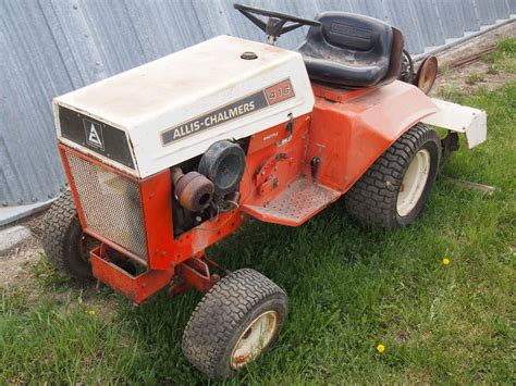 Allis Chalmers 416 Lawn Tractor And Cultivator Bodnarus Auctioneering