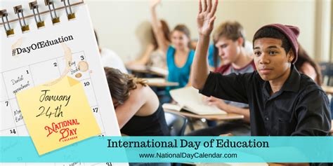 International Day Of Education January 24 National Day Calendar