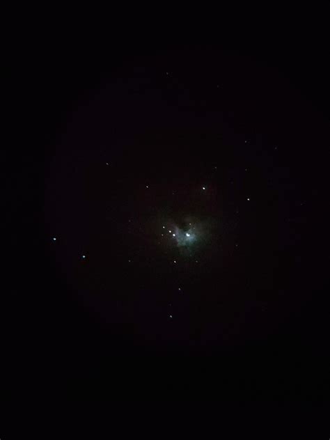 Orion Nebula First Time Using A Telescope I Captured This With My