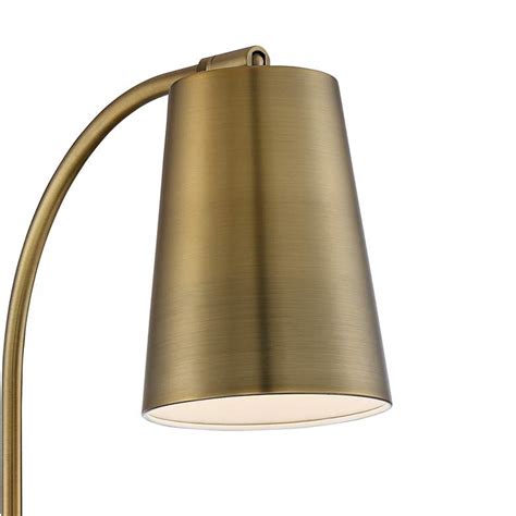 Kovacs 1 light 6.25 height led plug in wall sconce in copper bronze patina with round shade from the george's reading room collection. Sully Warm Brass Plug-In Wall Lamp - #9P579 | Lamps Plus Canada