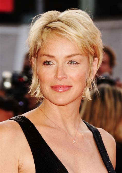 Her father was a colourman and her mother worked as an accountant. 2020 Popular Sharon Stone Medium Haircuts
