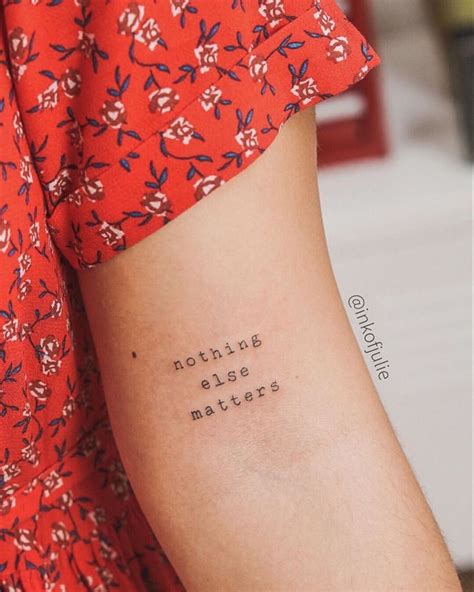 Tattoo Quotes That Will Make You Irresistible Tiny Tattoo Inc