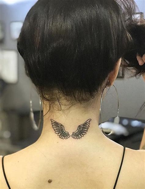 Update More Than 73 Back Neck Tattoo Wings Super Hot Vn