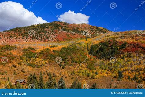 Fall Foliage On Colorado Rocky Mountains Stock Photo Image Of Autumn