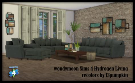 My Sims 4 Blog Hydrogen Living Recolors 13pumpkin31