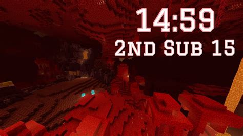 Minecraft Bedrock Speedrun In 1459 Rsg Youtube