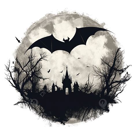 Halloween Bat Symbol On Transparent Background Halloween Bat Symbol