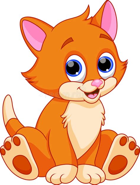 Gatito De Dibujos Animados Gatito Cartoon Cat Lovely Png Imagen Para