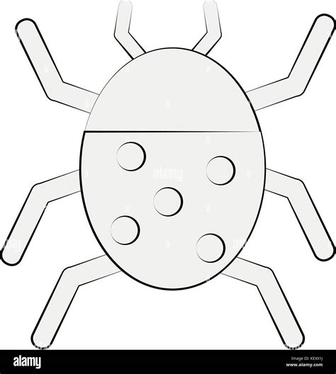 Ladybug Beetle Insect Or Bug Icon Image Stock Vector Image And Art Alamy