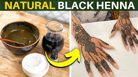 How To Make Natural Black Henna Henguajagua Paste Youtube