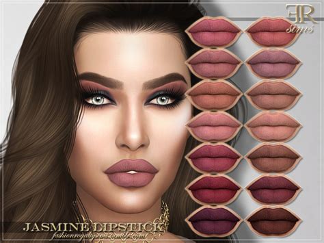 Fashionroyaltysims Frs Jasmine Lipstick Makeup Cc Sims 4 Cc Makeup
