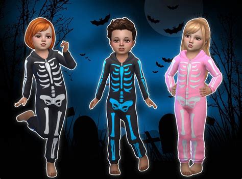 Skeleton Conversion Sims 4 Cc Kids Clothing Sims 4 Toddler Clothes