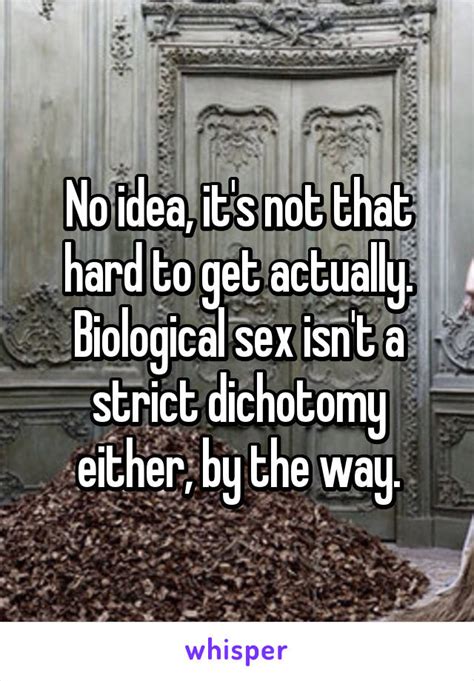 Biological Sex Is Binary Gender Is A Spectrum With Names For Certain Points On That Spectrum