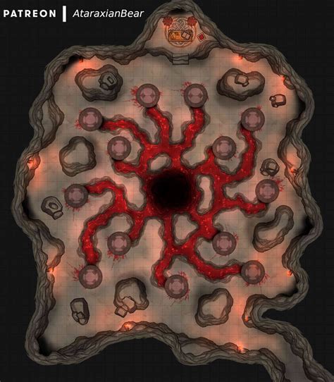 Cultist Blood Ritual Dnd Battlemap By Ataraxianbear On Deviantart
