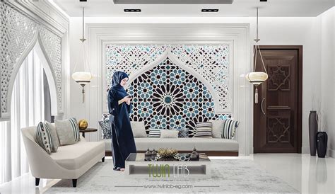 Modern Islamic Interior Design On Behance Modern Islamic Interior