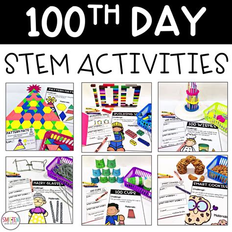 100th Day Of School Activities Stem Activities Matter Activities Stem