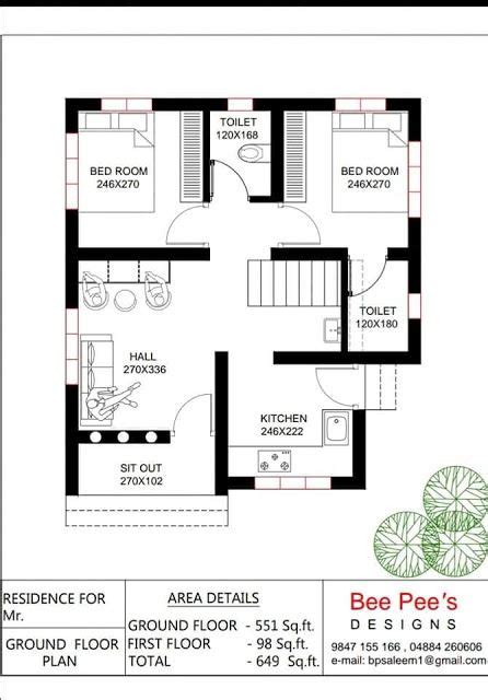 2 Bedroom Kerala House Plans Home Design Ideas