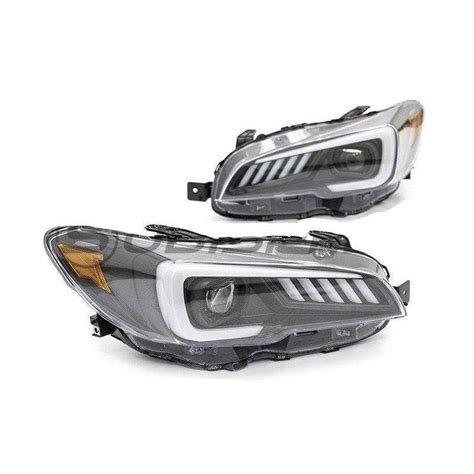 Subispeed Led Headlights Drl And Sequential Turn Signals W Hardware