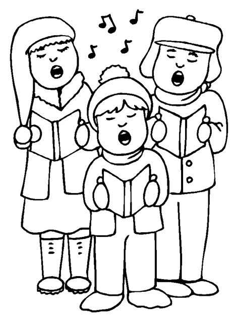 Singing Coloring Pages - Coloring Home