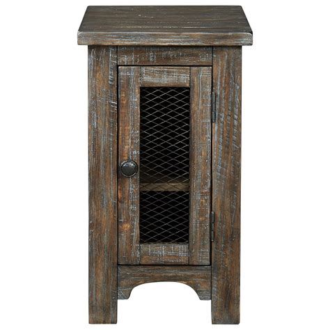 Signature Design By Ashley Danell Ridge Rustic Chair Side End Table