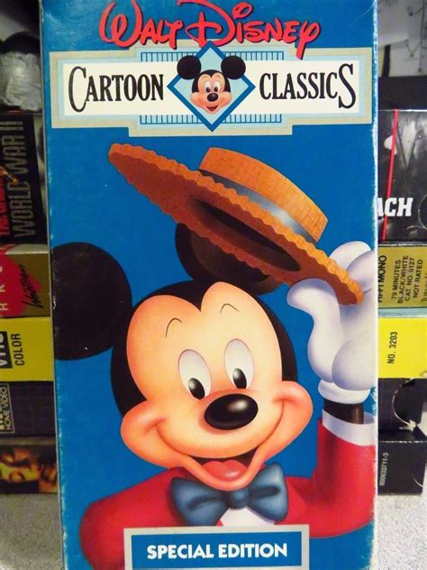 Walt Disney Cartoon Classics Special Edition Vhs 1988 Vhs Tapes