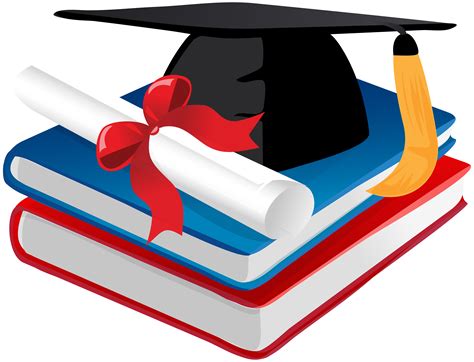 Graduation Cap And Books Clipart 10 Free Cliparts Download Images On