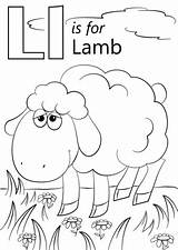 Letter Coloring Lamb Pages Printable Preschool Supercoloring Kids Alphabet Kindergarten Abc Crafts Sheets Ll Animals Book Letterland Activities Kid Letters sketch template