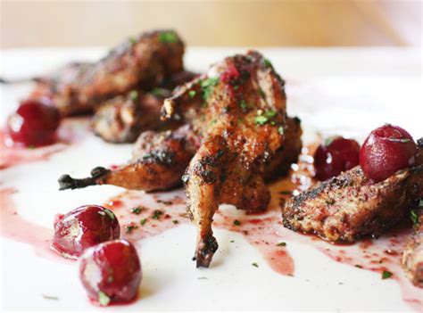 lisa is cooking: Grilled Quail with Savory Cherry ...