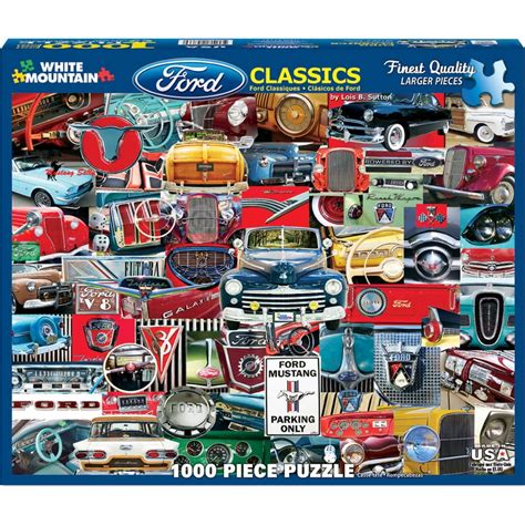 Classic Fords Jigsaw Puzzle 1000 Pieces 24 X 30