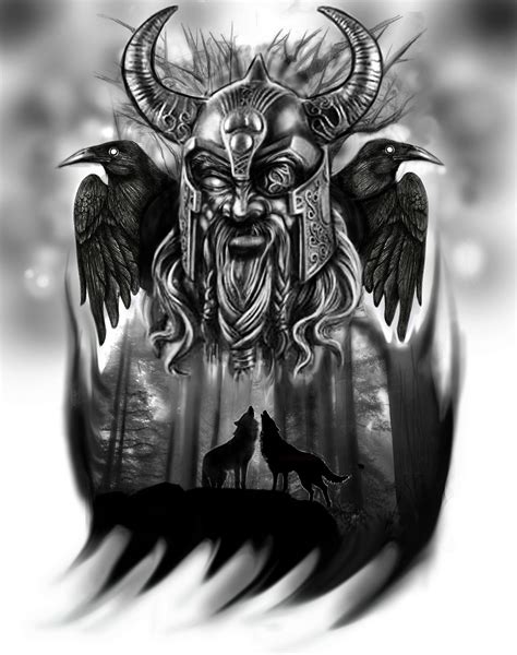 Odin Tattoo Idea Norse Tattoo Warrior Tattoos Viking Warrior Tattoos