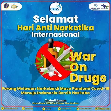 selamat hari anti narkotika internasional 26 juni 2021 upbu gusti sjamsir alam