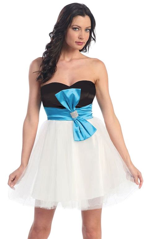 Cute Strapless Sweetheart Flat Puffed Layered Hem With Bowknot Cocktail