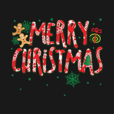 Cute Merry Christmas Candy Cane Holiday Gingerbread T-Shirt - Merry Christmas - T-Shirt | TeePublic