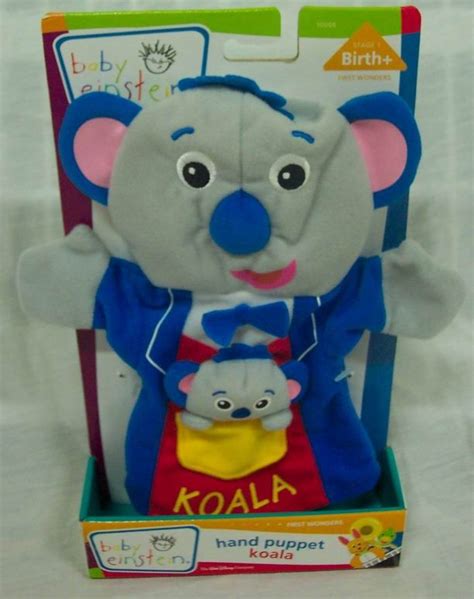 Baby Einstein Koala And Baby Hand Puppet 9 Plush Stuffed Animal Toy New