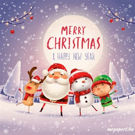 All orders are custom made and most ship worldwide within 24 hours. Merry Christmas and Happy New Year (GIF animated eCard ...